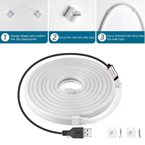 RGB Neon Strip Lights: Transform Your Space with Dazzling Colors, Creative DIY Designs & Smart Control – Elevate Every Moment with Magical Ambiance!