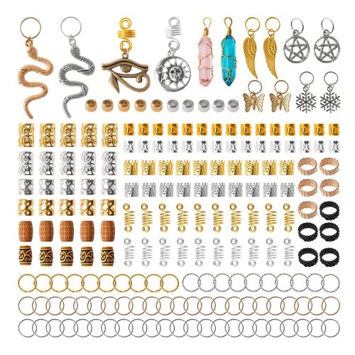 Vibrant Boho Ethnic Dreadlock Jewelry Collection - Enchanting Charms & Beads for Mesmerizing Hair Styling
