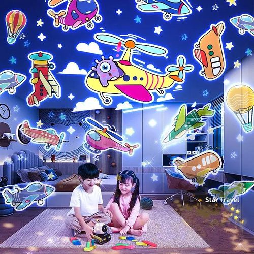 Magical Childhood HD Cartoon Robot Car Projection Lamp - Ignite Kids' Dreamy World with Enchanting Projections, Soothing Melodies & Romantic Color Ambiance