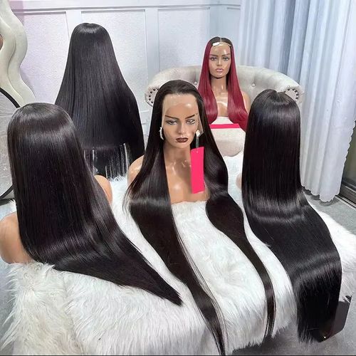 African Style Brazilian Virgin Human Hair Lace Front Wig - Flawless HD Lace, Natural Hairline, Versatile Styling for Braids, Dye & More