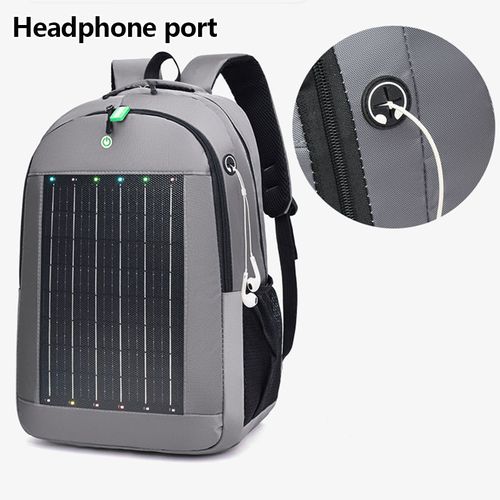 Stylish Solar - Powered Backpack - Multifunctional & Durable for Outdoor and Daily Use in Africa
