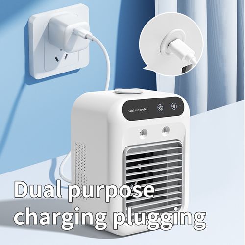 Ultimate Portable Mini Desktop Air Conditioner with Humidifier - Powerful Cooling & Quiet Comfort for African Spaces