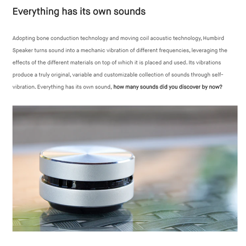 DuraMOBI Hummingbird Bone Conduction Speaker: Experience Magical Sound with Cutting - Edge Tech