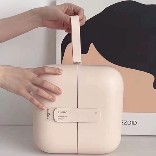 Luxurious Portable LED Makeup Mirror Bag - Your On-the-Go Glam Studio for Flawless Beauty