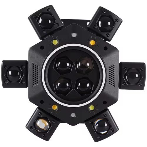 Mesmerizing 360° Six-Head Bee-Eye Beam Stage Light - Elevate Your Performances with Stunning Visuals