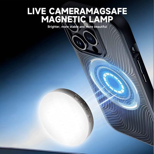 Stylish Magnetic Live Camera Light - Elevate Your Streaming with Gorgeous Illumination