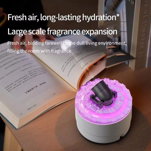 Enchanting Mist-Free Aromatherapy Humidifier with Magical Ambient Lighting for Luxurious Fragrance Bliss