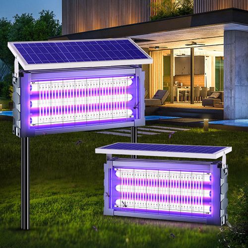 Solar-Powered Ultra-Efficient Mosquito Killer Lamp with Automatic Control for Africa's Outdoor Use - Safe & Reliable