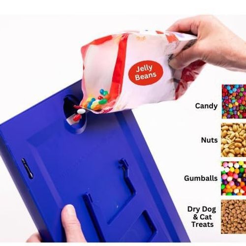 Magical Frame Candy Dispenser - Effortlessly Dispense Jelly Beans, Nuts, Gumballs & More for Endless Snacking Joy