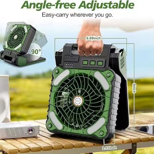 Amazing All - in - One Portable Camping Fan – Your Perfect Outdoor Adventure Buddy
