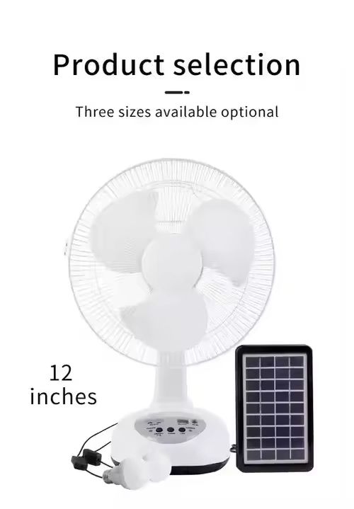 All - In - One Solar & Rechargeable Fan: Your Perfect Cooling Companion for Every Space