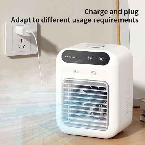 Ultimate Portable Mini Desktop Air Conditioner with Humidifier - Powerful Cooling & Quiet Comfort for African Spaces