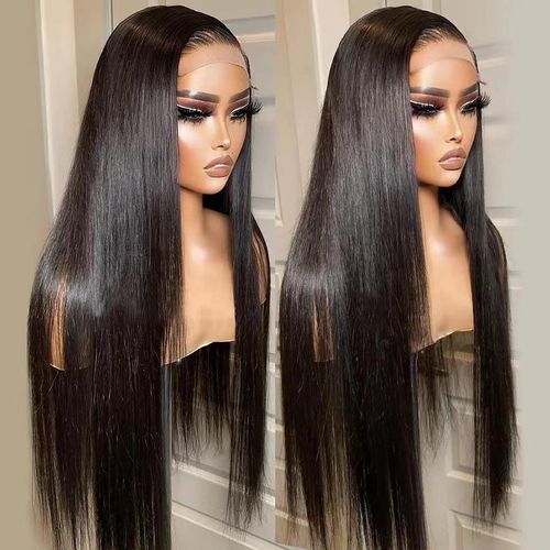 Glamorous Sleek Straight Black Wig - Silky Soft & Luxuriously Long for Natural-Looking Charm & Versatile Daily Styles