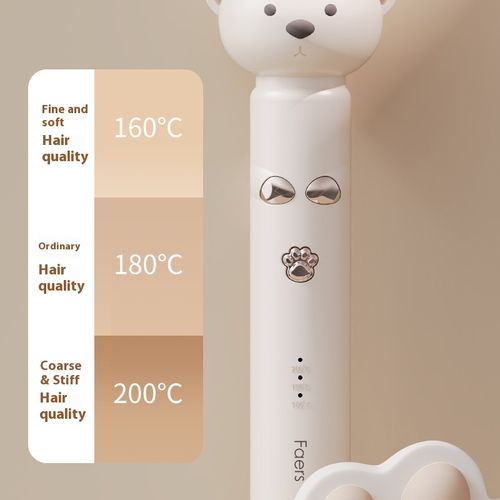 Adorable Bear Automatic Curling Iron - Effortlessly Craft Dreamy, Salon - Like Curls