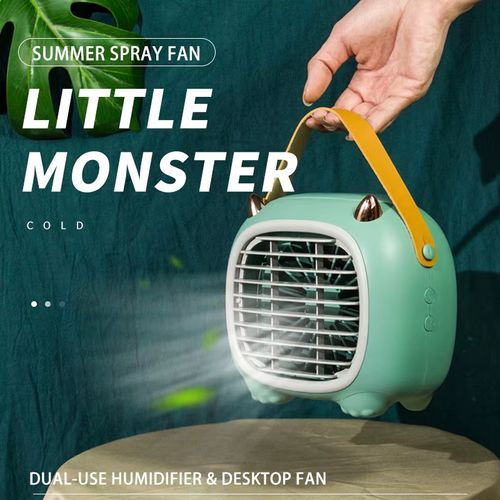 Adorable Little Monster Portable Spray Fan - Perfect Cooling & Humidifying Helper to Tackle African Summer Heat