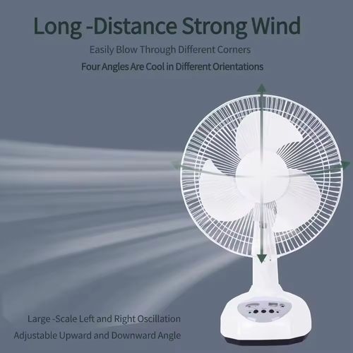 All - In - One Solar & Rechargeable Fan: Your Perfect Cooling Companion for Every Space