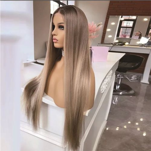 Soft & Durable Long Straight Brown Wig | Vibrant Shade for Instant Confidence – Ideal for Parties & Casual Chic