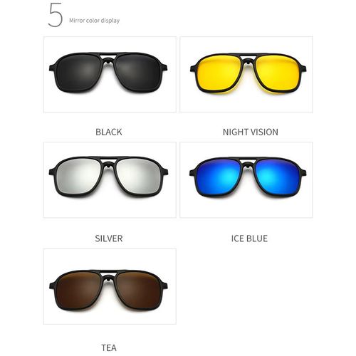 Stylish Magnetic Clip-On Sunglasses - Effortlessly Switch Styles, Ultra-Comfortable for Every Face