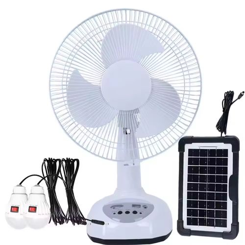 All - In - One Solar & Rechargeable Fan: Your Perfect Cooling Companion for Every Space
