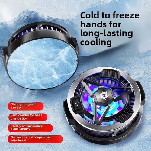 Ultra Powerful Magnetic Semiconductor Phone Cooler with Wireless Fast Charging – All-in-One Cooling Marvel for Intense Mobile Experience