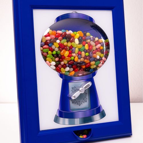 Magical Frame Candy Dispenser - Effortlessly Dispense Jelly Beans, Nuts, Gumballs & More for Endless Snacking Joy