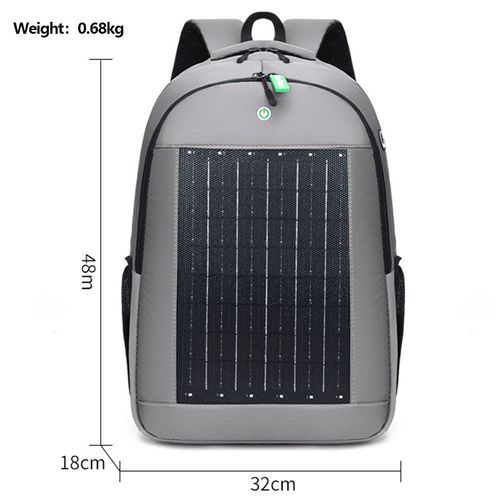 Stylish Solar - Powered Backpack - Multifunctional & Durable for Outdoor and Daily Use in Africa