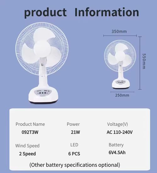 All - In - One Solar & Rechargeable Fan: Your Perfect Cooling Companion for Every Space