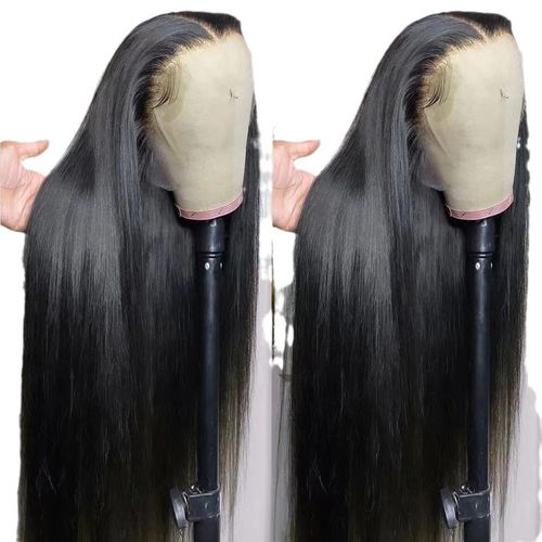 Glamorous Sleek Straight Black Wig - Silky Soft & Luxuriously Long for Natural-Looking Charm & Versatile Daily Styles