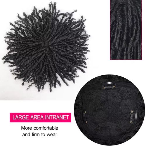 Realistic & Natural Curly Hair Topper - Breathable, Easy-Install & Comfortable Fit