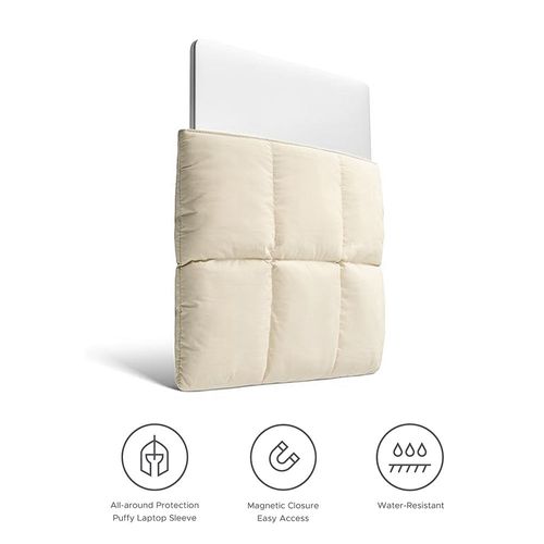 Luxurious Waterproof Laptop Sleeve with Puffy Protection – Lightweight Yet Ultra Protective