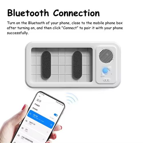 Waterproof Bluetooth Phone Holder with Speaker – Elevate Hands - Free Entertainment in Every Damp & Dry Scene