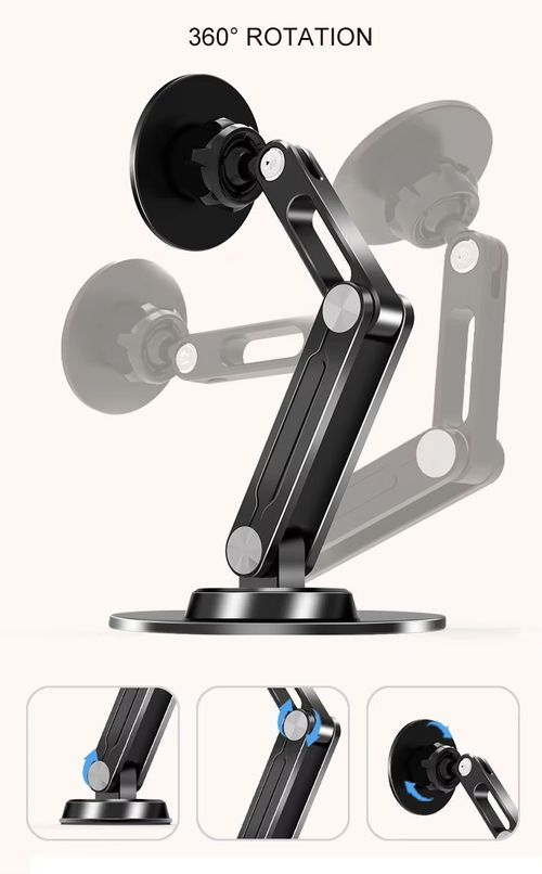 Premium Alloy Magnetic Phone Stand Super Strong Hold Fully Rotatable Perfect for African Entertainment and Streaming