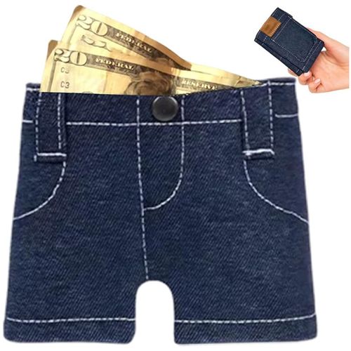 Stylish Jeans-Shaped Wallet: A Unique Fashion Essential to Elevate Your Carry, Chic, Practical & Irresistibly Trendy