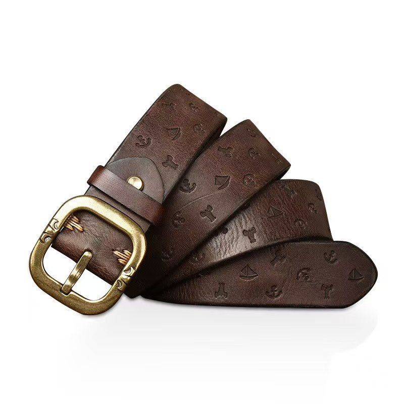 Leather belt