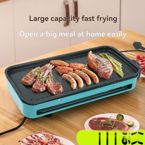 Smokeless 2-in-1 Indoor Electric Grill – Enjoy BBQ Anytime at Home!