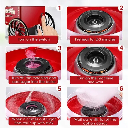 （24-hour delivery+Cash on delivery） Cotton candy machine