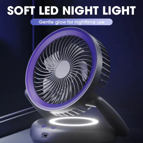 Instant Cool Rechargeable Desk Fan
