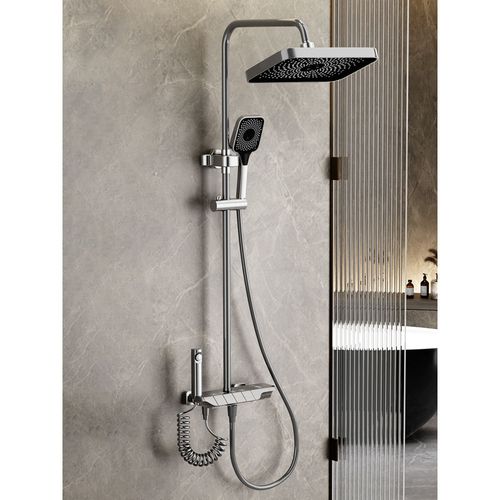Multi-function, Temperature display, Piano-style button shower