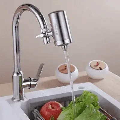 🔥 Installation-free Stainless Steel Household Faucet Water Purifier