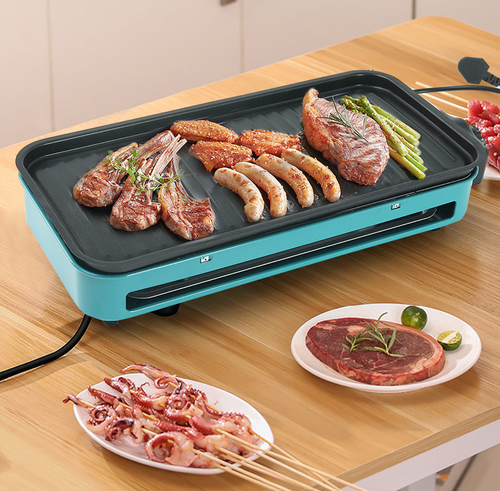 Smokeless 2-in-1 Indoor Electric Grill – Enjoy BBQ Anytime at Home!