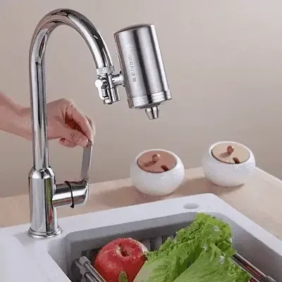 🔥 Installation-free Stainless Steel Household Faucet Water Purifier