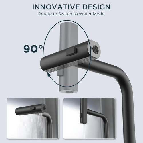 Splash-proof   Black   3 precision spray modes   smart faucet