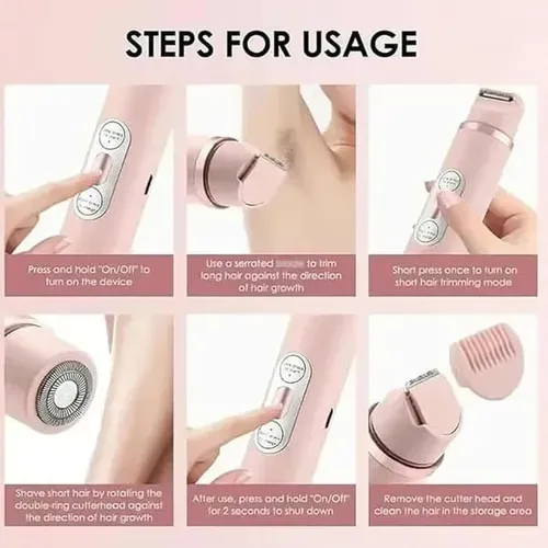 （24-hour delivery+Cash on delivery）Comfort 2 in 1 Electric Lady Shaver