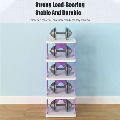 🦶6-Tier Foldable Shoe Rack – No Assembly Required, Space-Saving Storage Cabinet