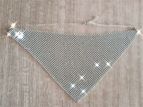 Women's Shiny Rhinestone Earloop Face Cover - Hollow Crystal Mesh Creative Mask Design, Adjustable Loops, Breathable Adult Face Mask with Gems for Rave Events