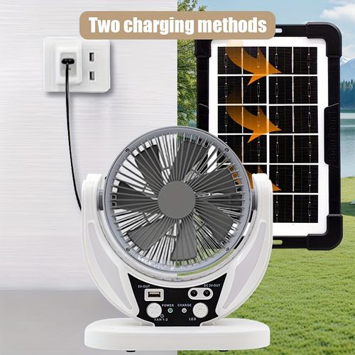 Solar Multifunctional Portable Camping Fan