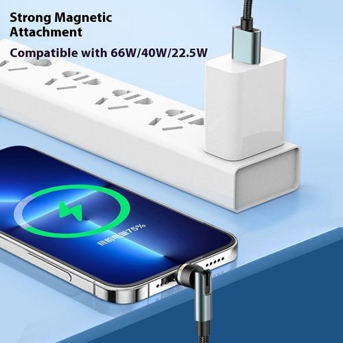 Three-in-One USB Charging Cable with 540-Degree Bending