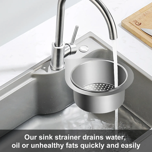🥔🍅 Stainless Steel Swan Sink Strainer Basket