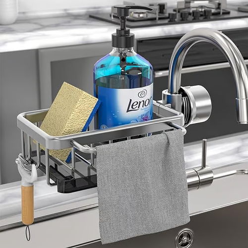 ❤️✨Kitchen Sink Faucet Organizer