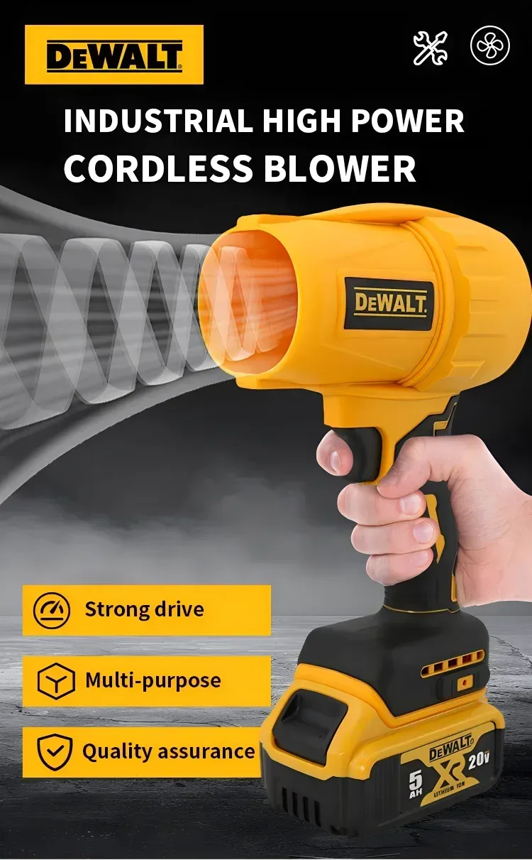 DEWALT 20V Cordless Blower | 30,000 RPM (New 2025)